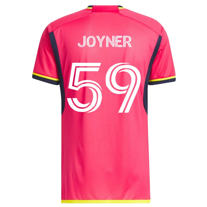 Men Football Mykhi Joyner #59 Pink Home Jersey 2023/24 T-Shirt