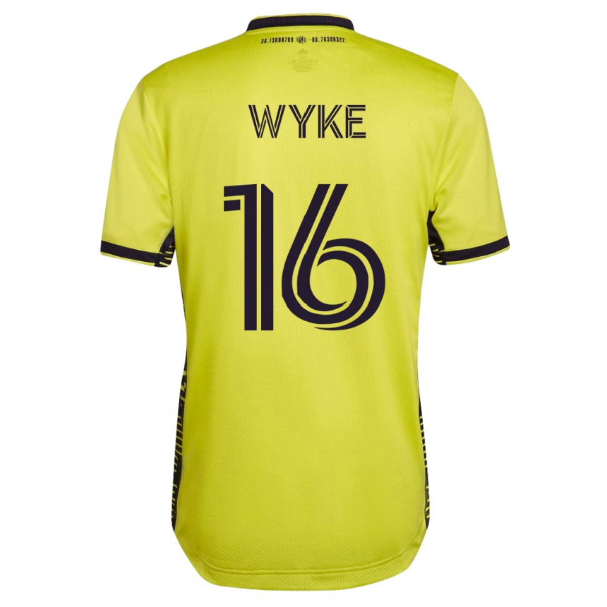 Men Football Laurence Wyke #16 Yellow Home Jersey 2023/24 T-Shirt