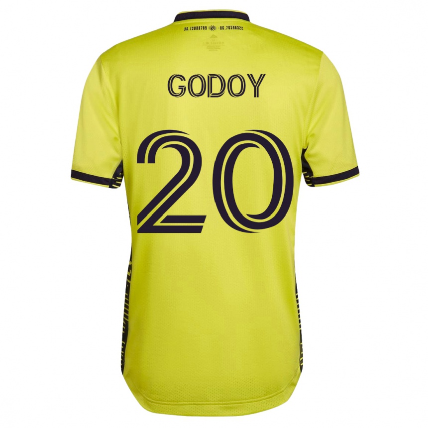 Men Football Aníbal Godoy #20 Yellow Home Jersey 2023/24 T-Shirt