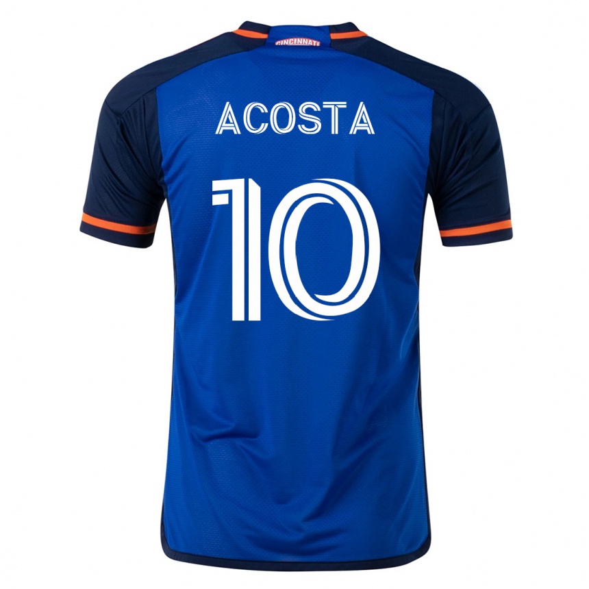 Men Football Luciano Acosta #10 Blue Home Jersey 2023/24 T-Shirt