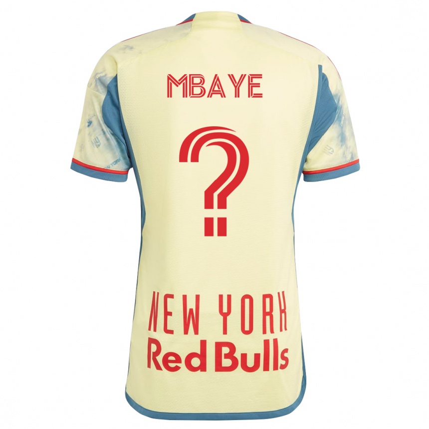 Men Football Astin Mbaye #0 Yellow Home Jersey 2023/24 T-Shirt