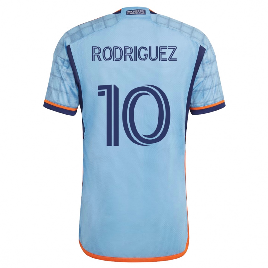 Men Football Santiago Rodríguez #10 Blue Home Jersey 2023/24 T-Shirt