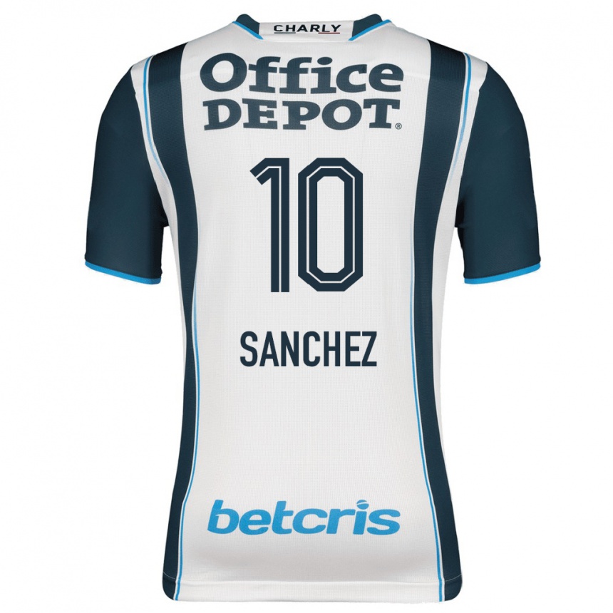 Men Football Érick Sánchez #10 Navy Home Jersey 2023/24 T-Shirt