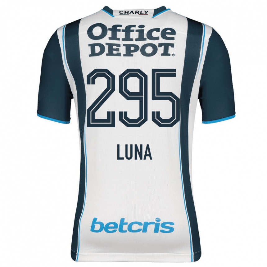 Men Football Irving Luna #295 Navy Home Jersey 2023/24 T-Shirt