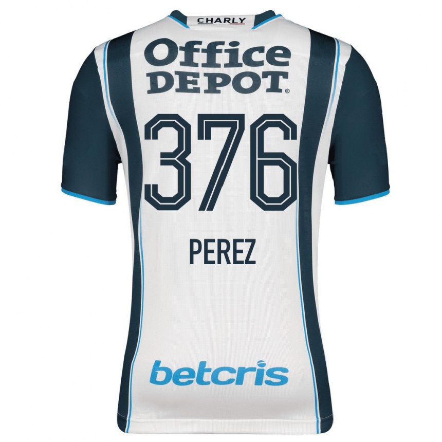 Men Football Abraham Pérez #376 Navy Home Jersey 2023/24 T-Shirt