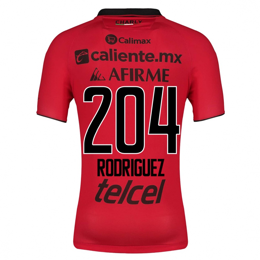 Men Football Jesús Rodríguez #204 Red Home Jersey 2023/24 T-Shirt