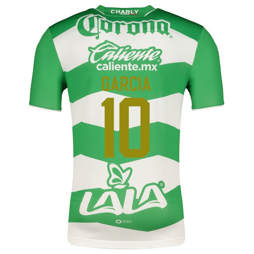 Men Football Daniela Garcia #10 Green Home Jersey 2023/24 T-Shirt
