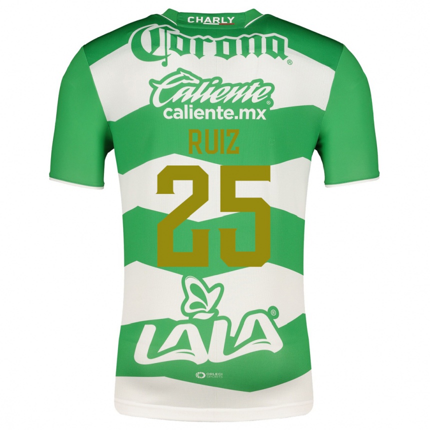 Men Football Michel Ruiz #25 Green Home Jersey 2023/24 T-Shirt