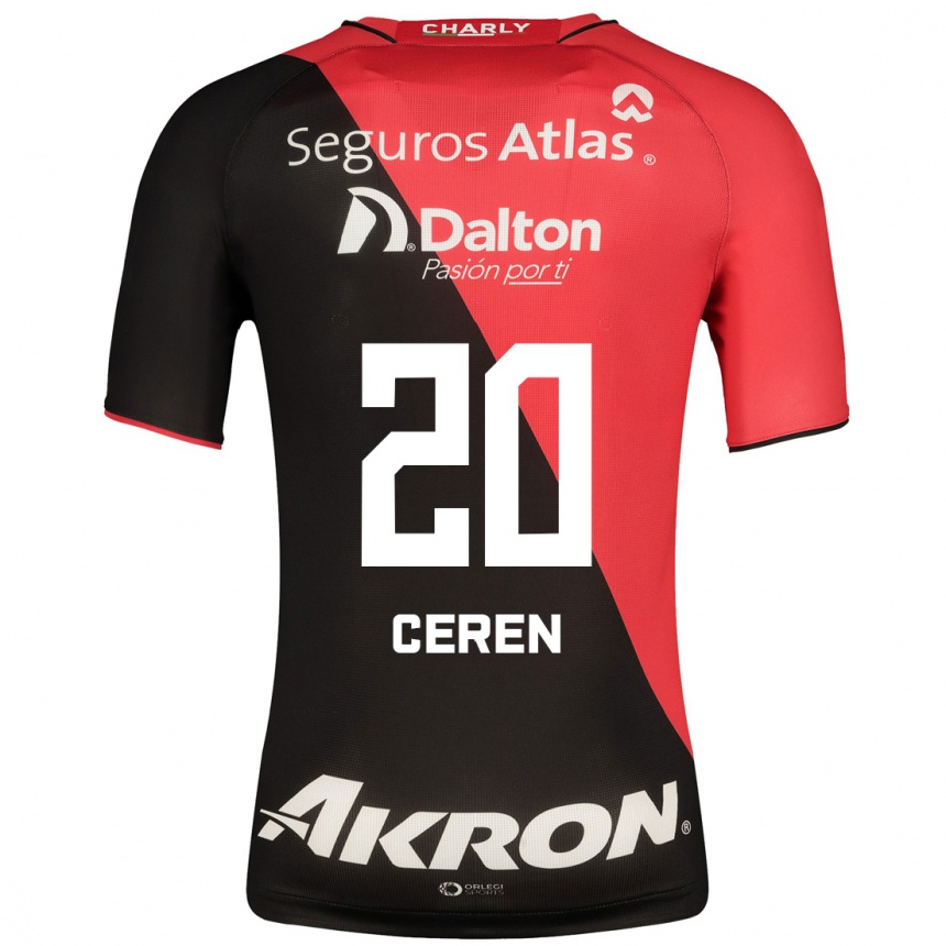 Men Football Brenda Cerén #20 Black Home Jersey 2023/24 T-Shirt