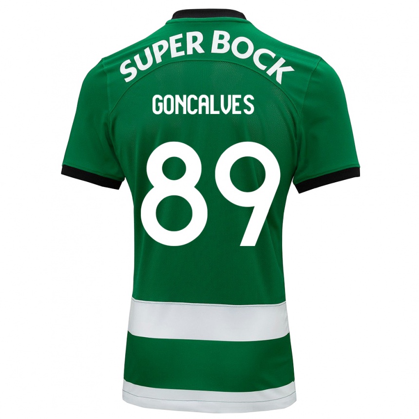 Men Football André Gonçalves #89 Green Home Jersey 2023/24 T-Shirt