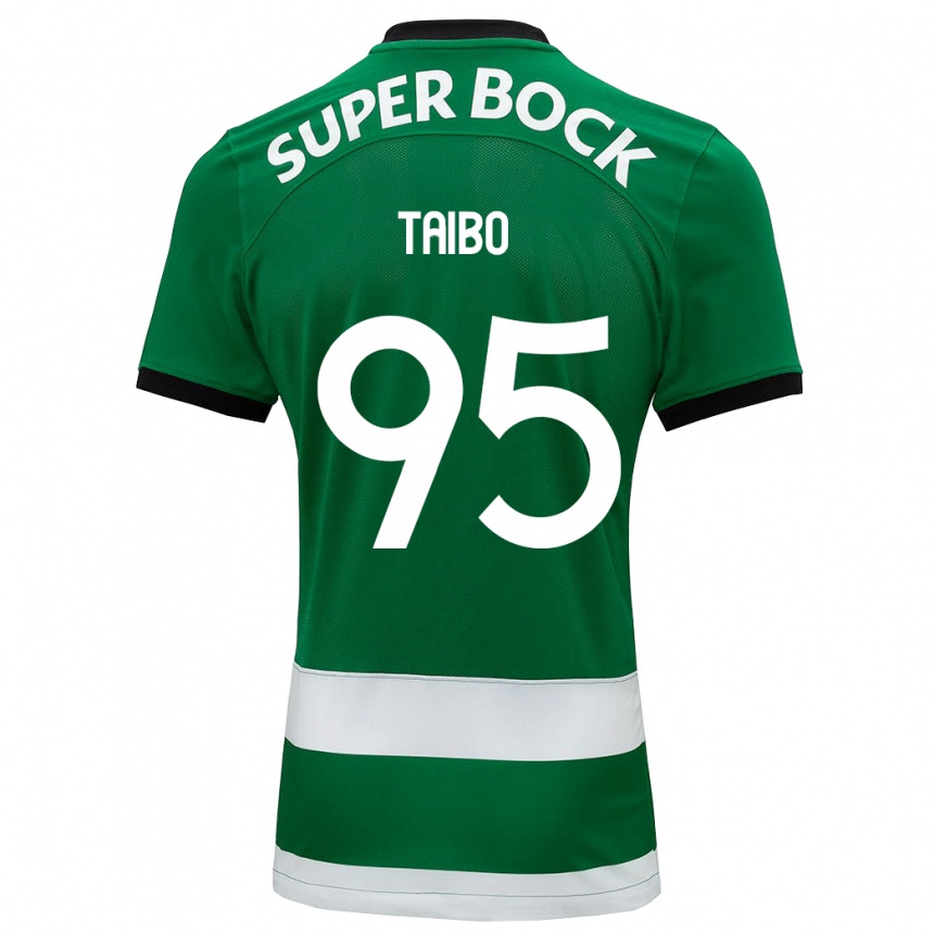 Men Football Lucas Taibo #95 Green Home Jersey 2023/24 T-Shirt