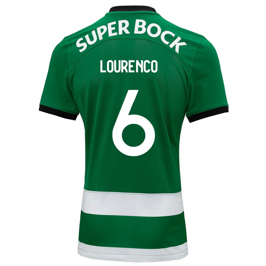 Men Football Bruna Lourenço Urbano Costa #6 Green Home Jersey 2023/24 T-Shirt