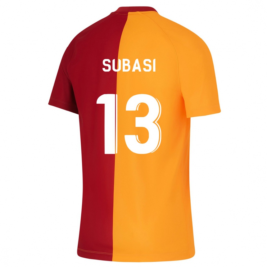 Men Football Kadir Subasi #13 Orange Home Jersey 2023/24 T-Shirt