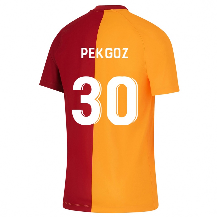 Men Football Berra Pekgöz #30 Orange Home Jersey 2023/24 T-Shirt