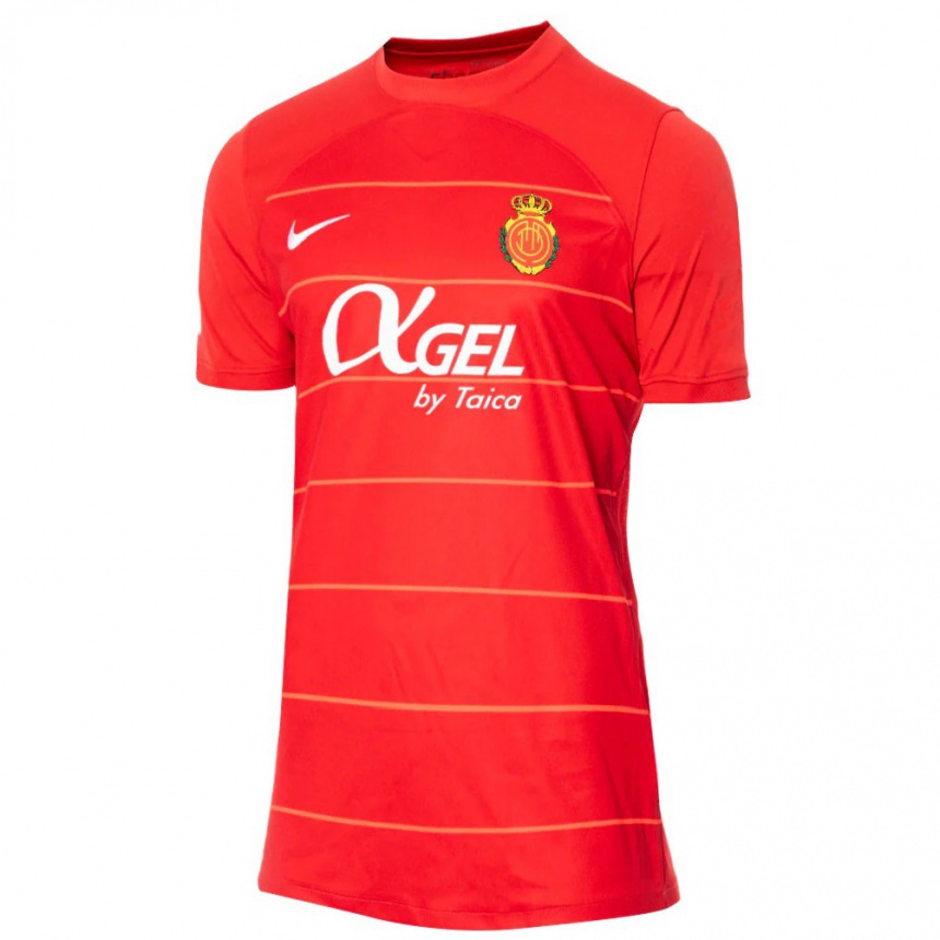 Men Football Your Name #0 Red Home Jersey 2023/24 T-Shirt