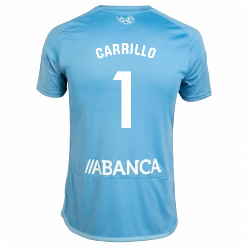 Men Football Coke Carrillo #1 Blue Home Jersey 2023/24 T-Shirt