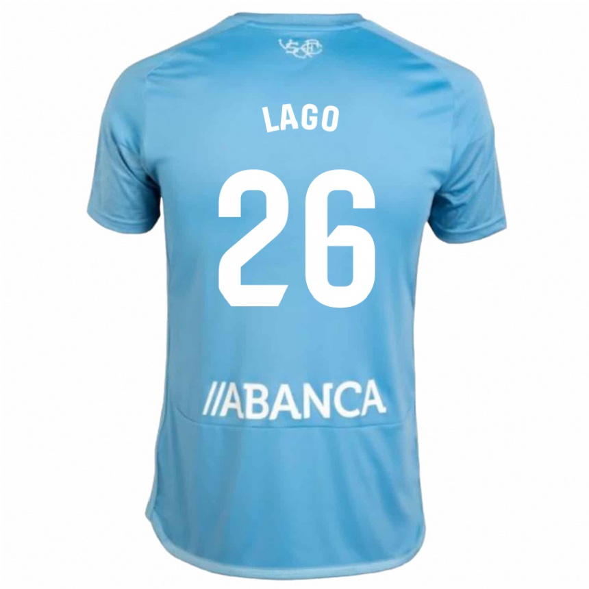 Men Football Yoel Lago #26 Blue Home Jersey 2023/24 T-Shirt