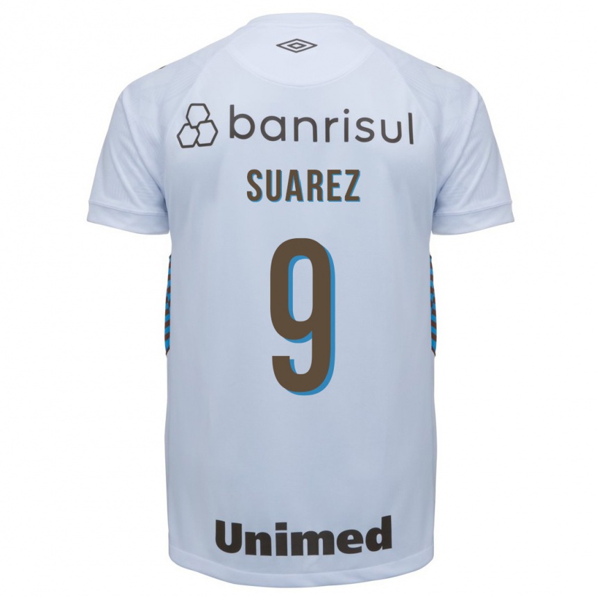 Men Football Luis Suárez #9 White Away Jersey 2023/24 T-Shirt