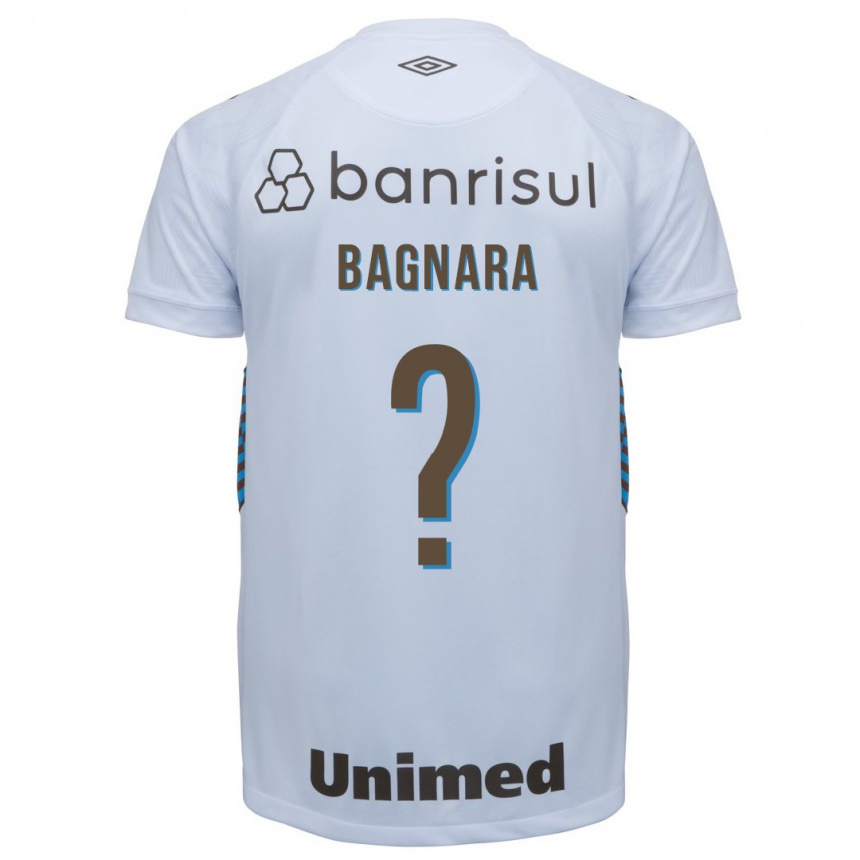 Men Football Vinicius Bagnara #0 White Away Jersey 2023/24 T-Shirt