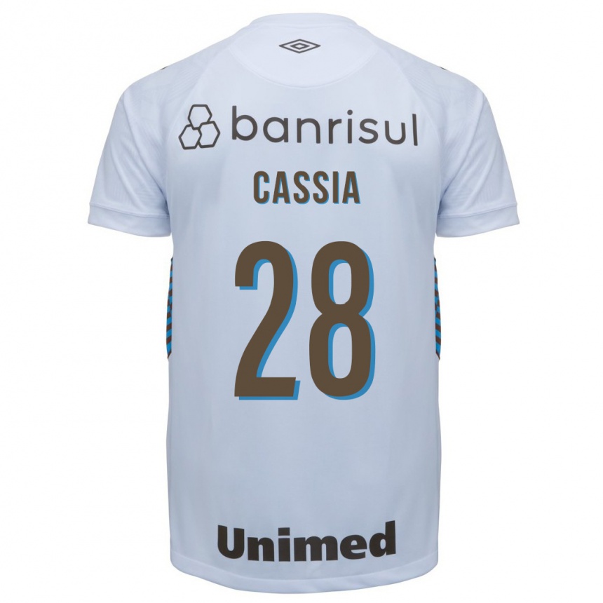 Men Football Cássia #28 White Away Jersey 2023/24 T-Shirt