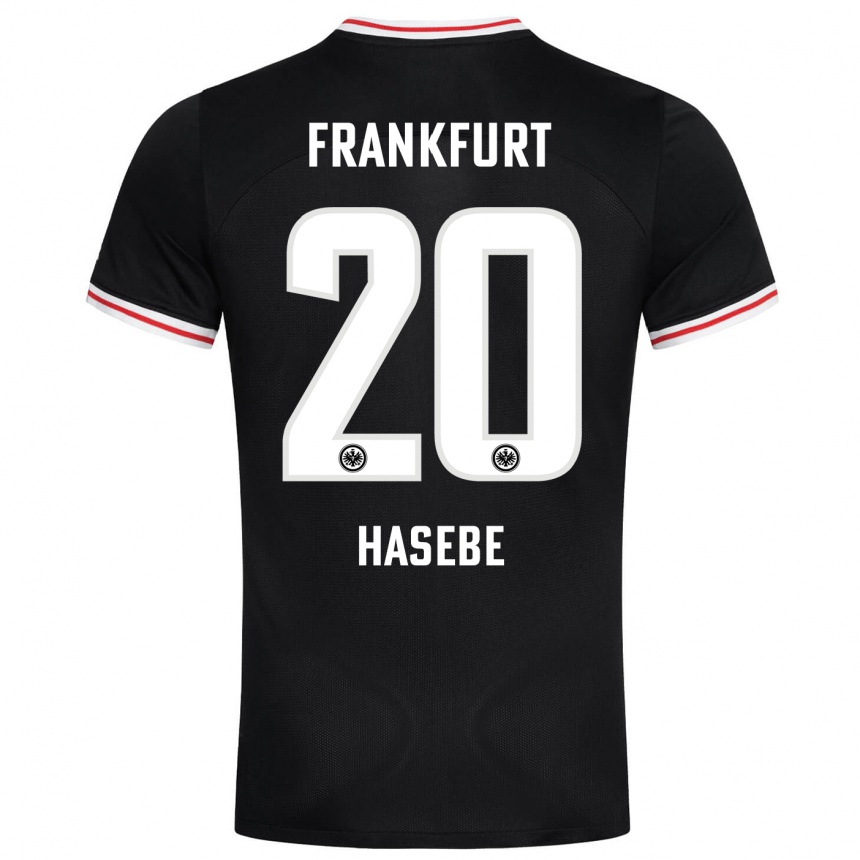 Men Football Makoto Hasebe #20 Black Away Jersey 2023/24 T-Shirt