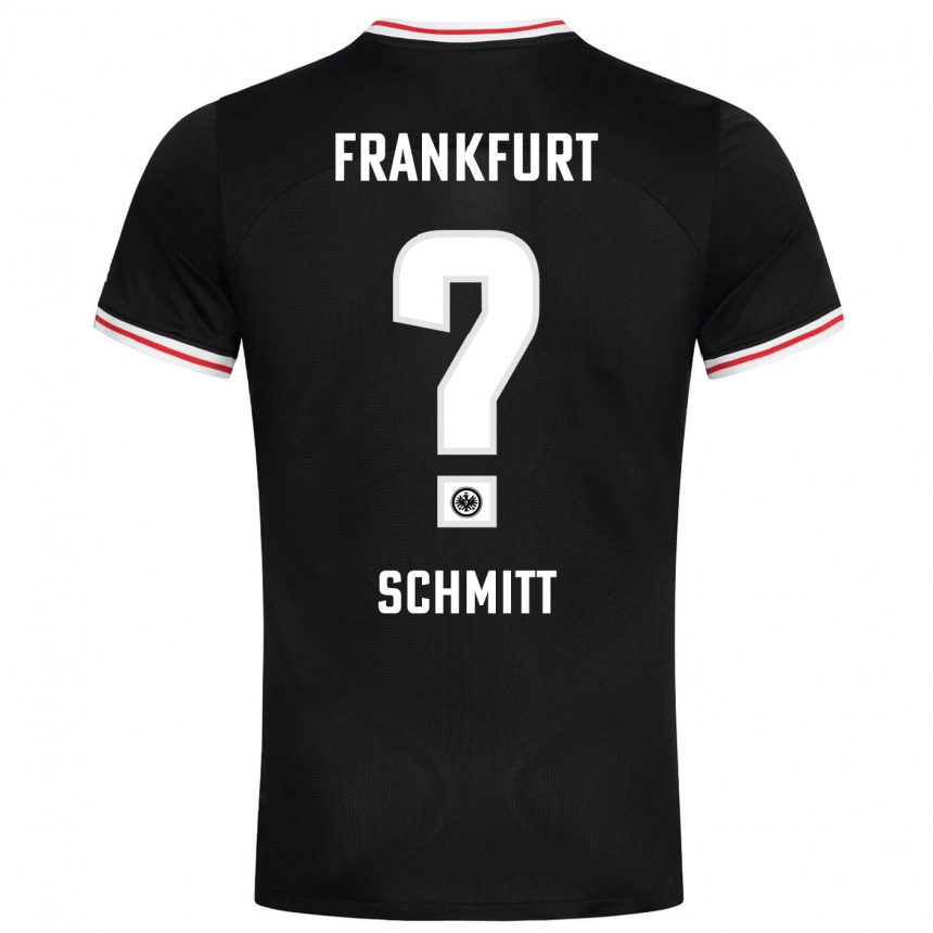 Men Football Jonathan Schmitt #0 Black Away Jersey 2023/24 T-Shirt