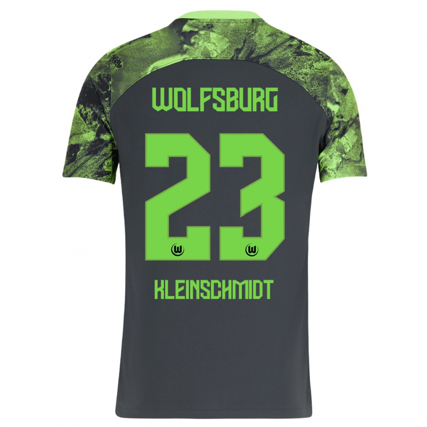 Men Football Max Kleinschmidt #23 Dark Grey Away Jersey 2023/24 T-Shirt