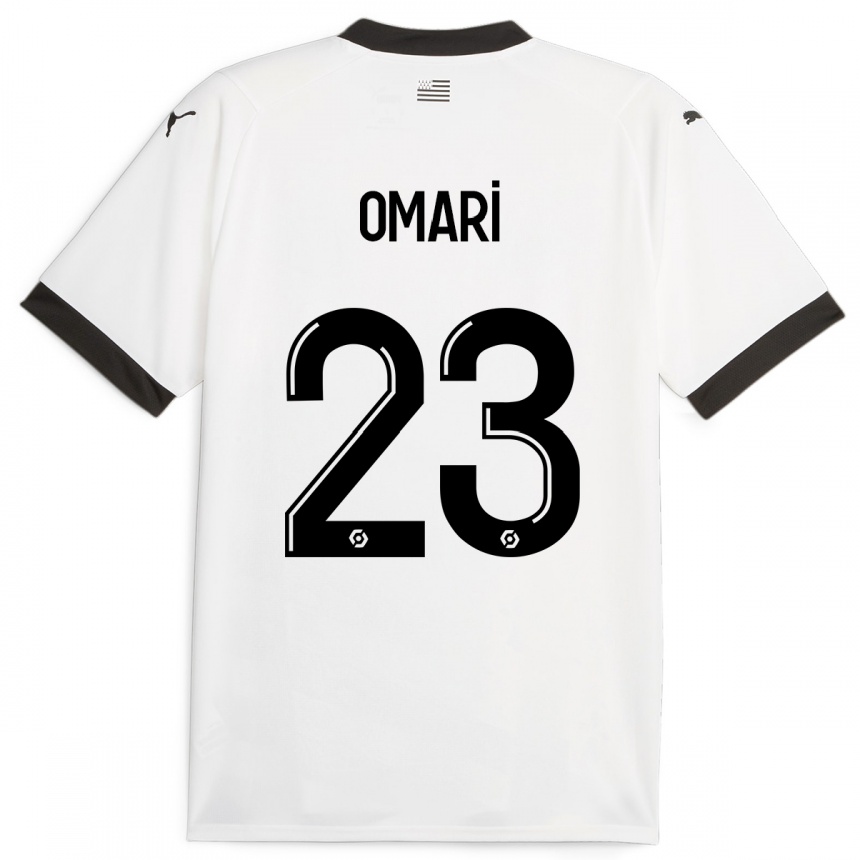 Men Football Warmed Omari #23 White Away Jersey 2023/24 T-Shirt