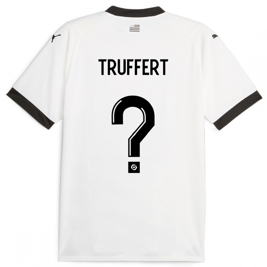 Men Football Florian Truffert #0 White Away Jersey 2023/24 T-Shirt
