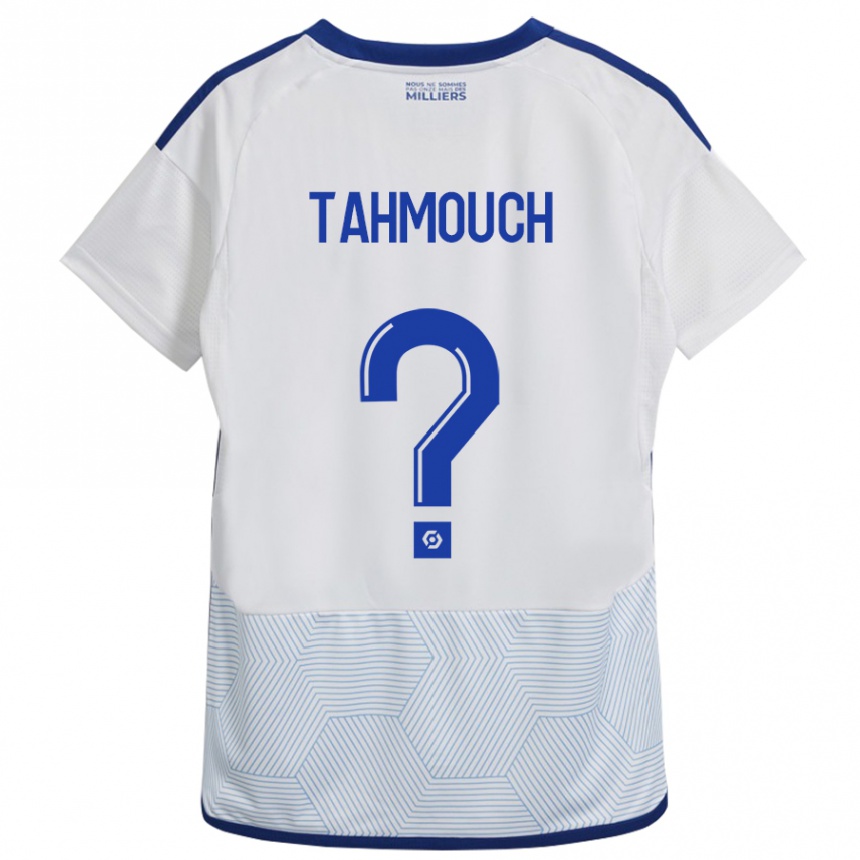 Men Football Mathieu Tahmouch #0 White Away Jersey 2023/24 T-Shirt