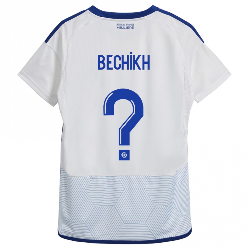 Men Football Mohamed Bechikh #0 White Away Jersey 2023/24 T-Shirt