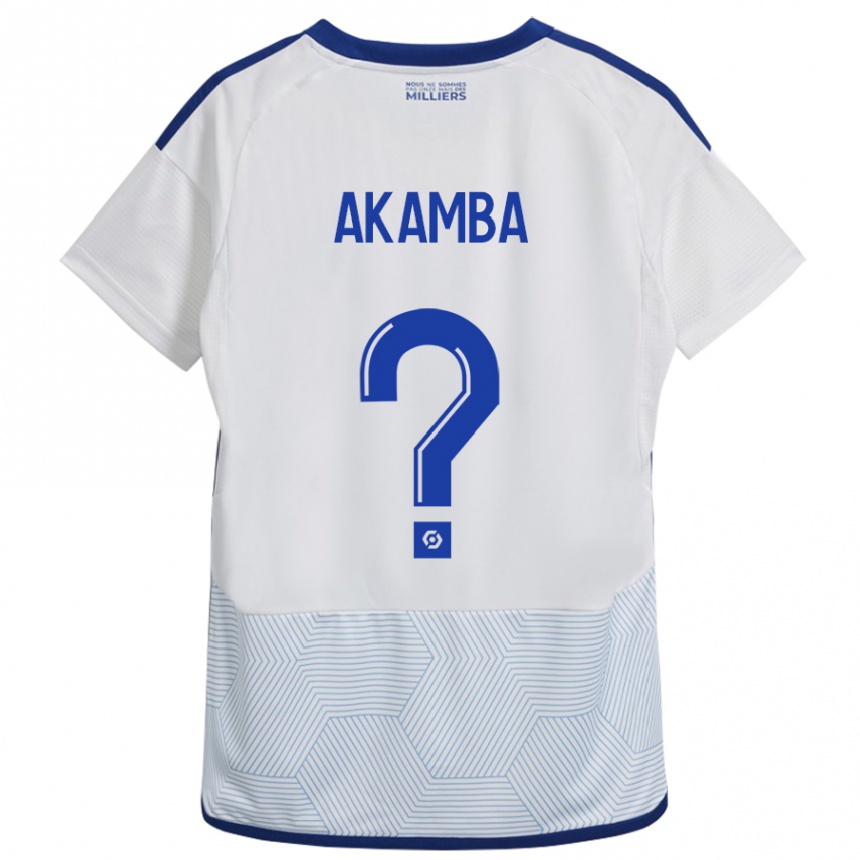 Men Football Fred Akamba #0 White Away Jersey 2023/24 T-Shirt