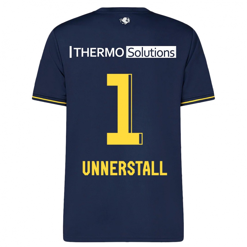 Men Football Lars Unnerstall #1 Navy Away Jersey 2023/24 T-Shirt