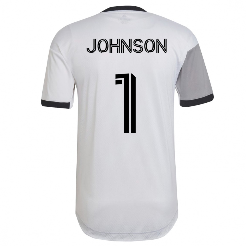Men Football Sean Johnson #1 White Away Jersey 2023/24 T-Shirt