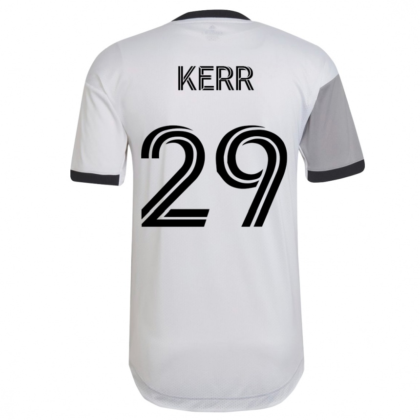 Men Football Deandre Kerr #29 White Away Jersey 2023/24 T-Shirt