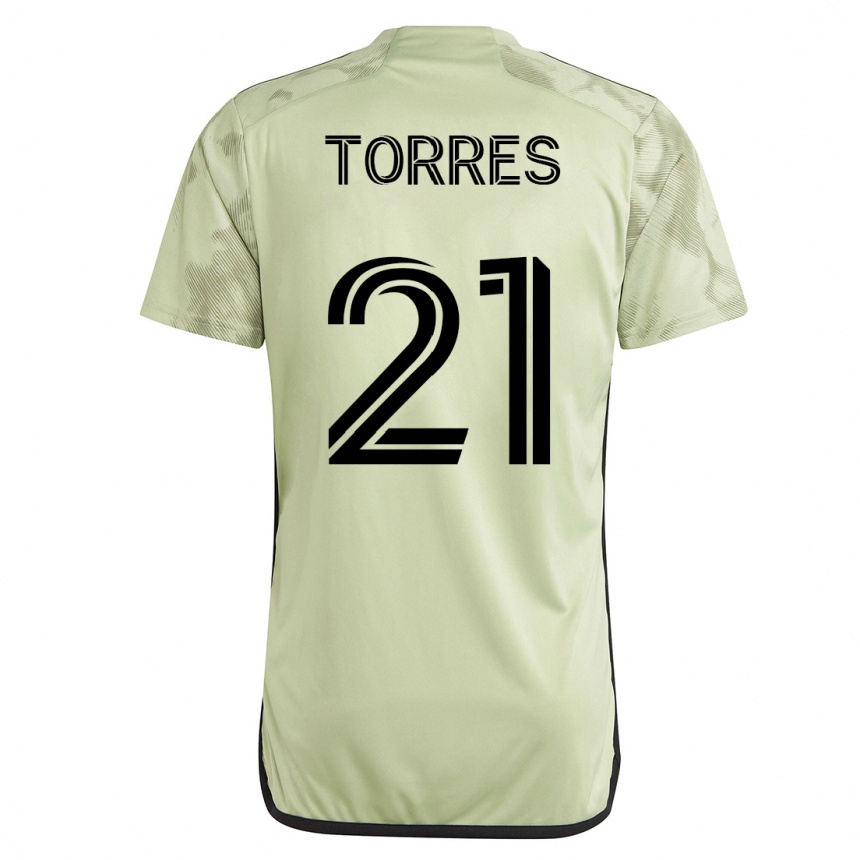 Men Football Christian Torres #21 Green Away Jersey 2023/24 T-Shirt