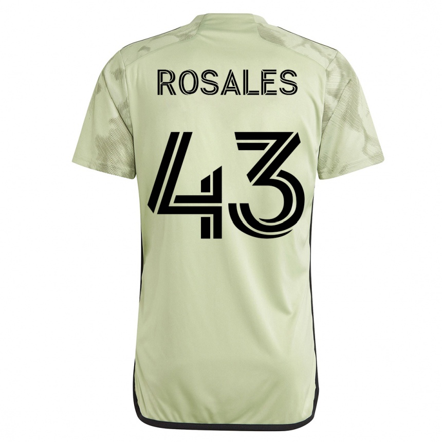 Men Football Diego Rosales #43 Green Away Jersey 2023/24 T-Shirt