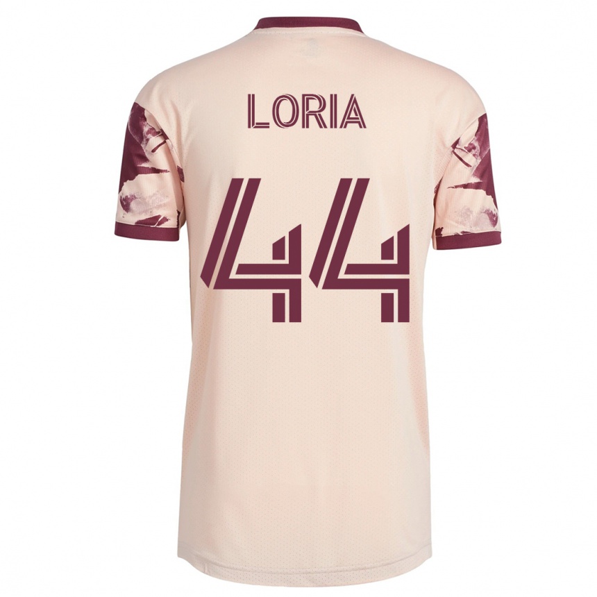 Men Football Marvin Loría #44 Off-White Away Jersey 2023/24 T-Shirt