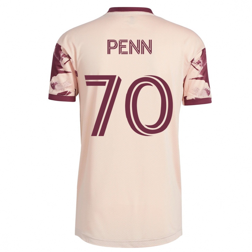 Men Football Josh Penn #70 Off-White Away Jersey 2023/24 T-Shirt
