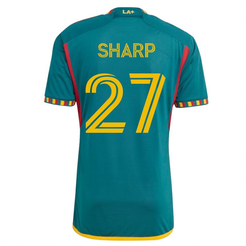 Men Football Billy Sharp #27 Green Away Jersey 2023/24 T-Shirt