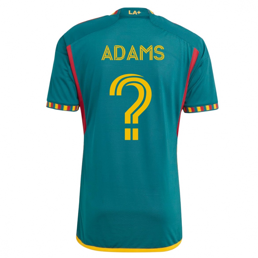 Men Football Lucca Adams #0 Green Away Jersey 2023/24 T-Shirt