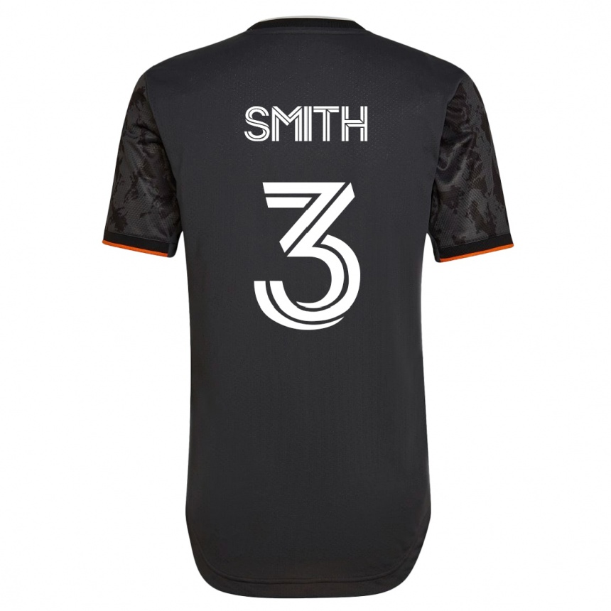 Men Football Brad Smith #3 Black Away Jersey 2023/24 T-Shirt