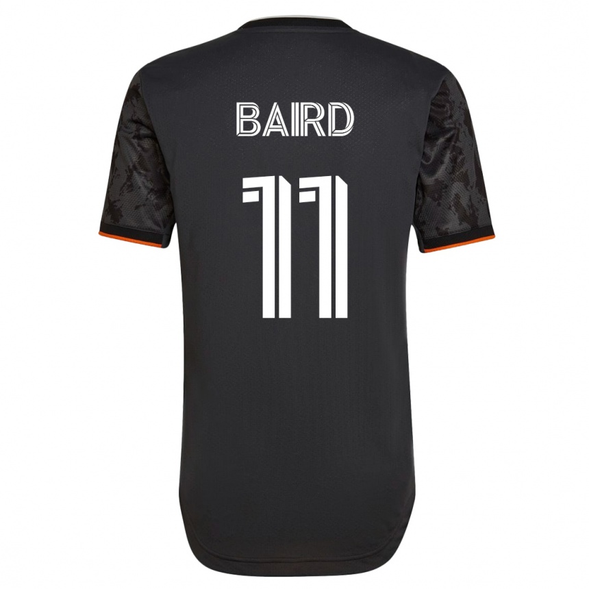 Men Football Corey Baird #11 Black Away Jersey 2023/24 T-Shirt