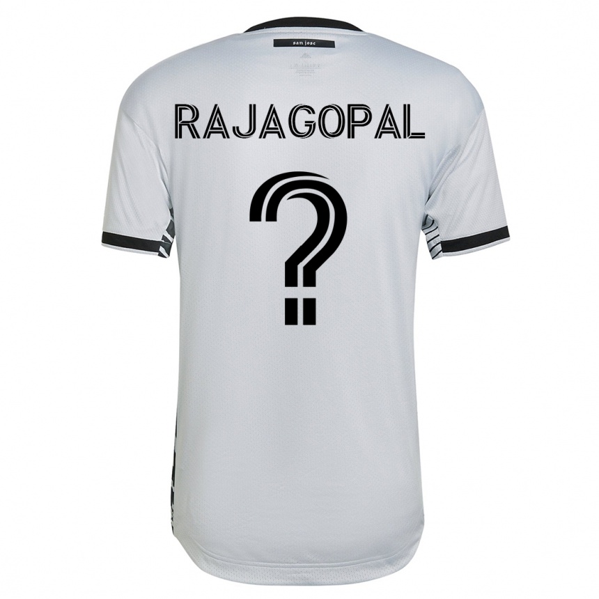 Men Football Rohan Rajagopal #0 White Away Jersey 2023/24 T-Shirt