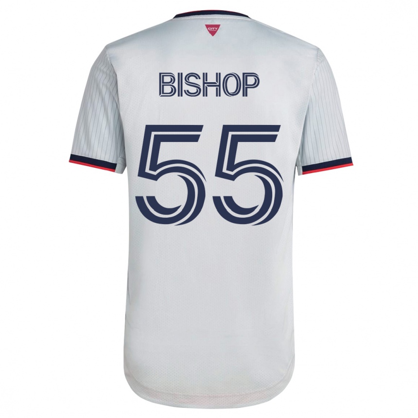 Men Football Nick Bishop #55 White Away Jersey 2023/24 T-Shirt