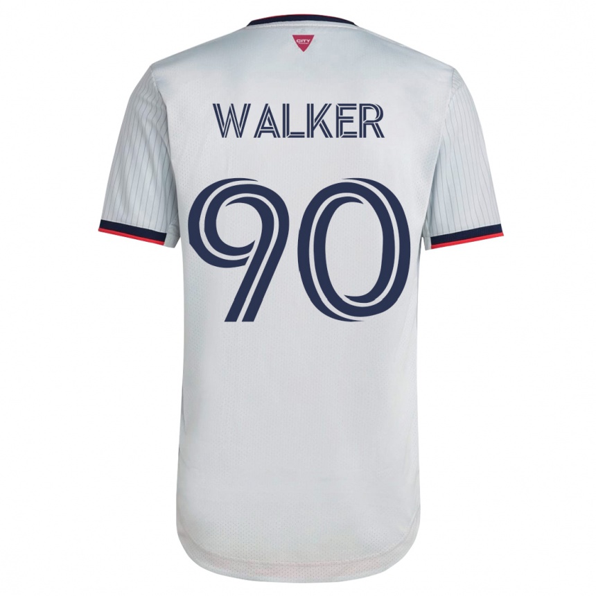 Men Football Eric Walker #90 White Away Jersey 2023/24 T-Shirt