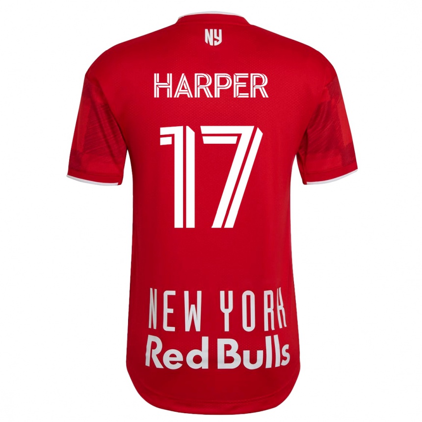 Men Football Cameron Harper #17 Beige-Golden Away Jersey 2023/24 T-Shirt