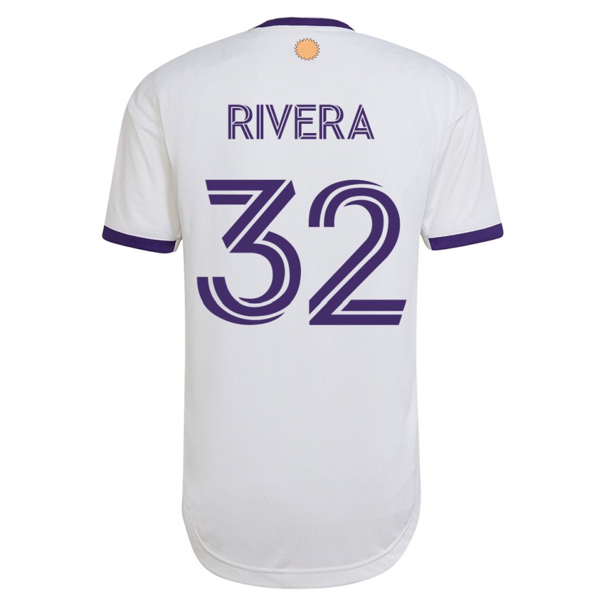 Men Football Wilfredo Rivera #32 White Away Jersey 2023/24 T-Shirt