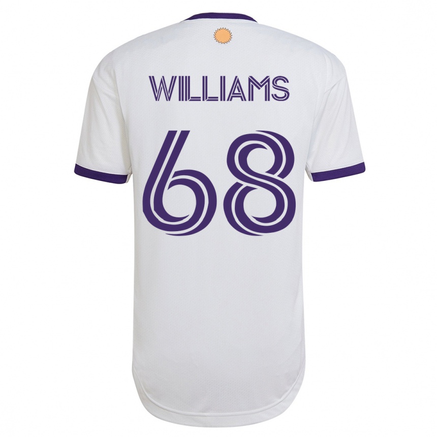 Men Football Thomas Williams #68 White Away Jersey 2023/24 T-Shirt
