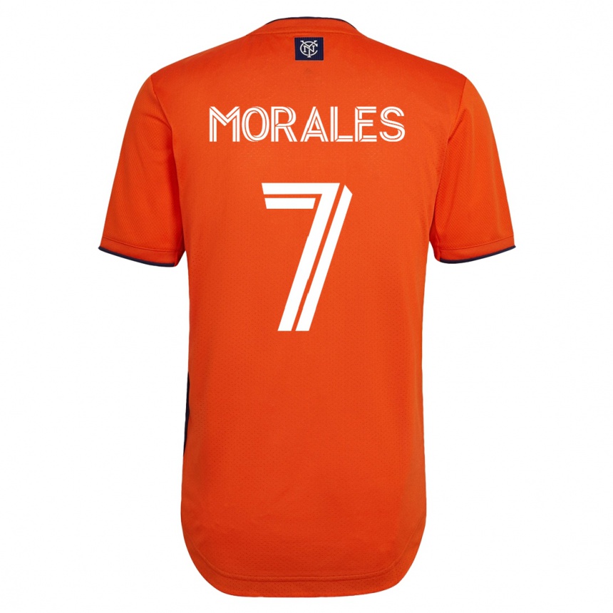 Men Football Alfredo Morales #7 Black Away Jersey 2023/24 T-Shirt